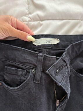 Topshop Jamie Charcoal Skinny Jeans